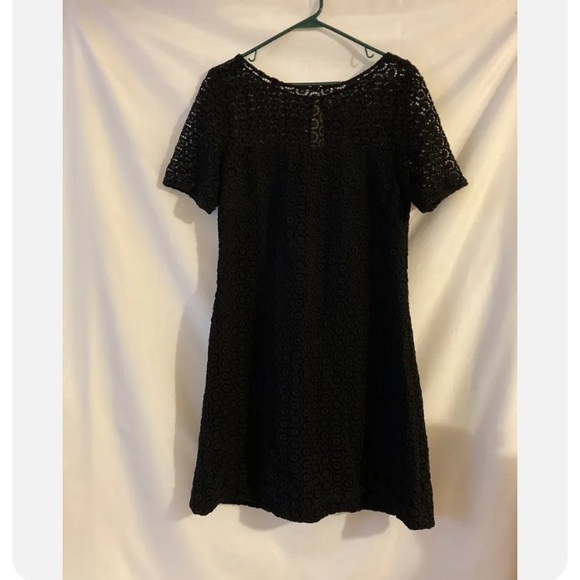 halston black dress Heather In Matte Viscose – Size:US22+ Kids Dress Modest black tie